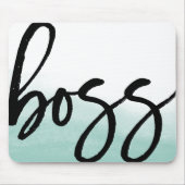 Tapis De Souris Typographie moderne Boss (Devant)