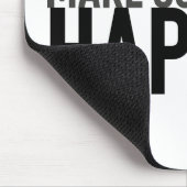 Tapis De Souris typographie motivation citation le faire arriver (Coin)