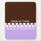 Tapis De Souris Typographie par bandes féminine | Citation de mama (Devant)