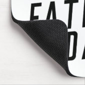 Tapis De Souris Typographie simple de Fête des pères heureuse | Pa (Coin)