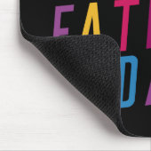 Tapis De Souris Typographie simple de Fête des pères heureuse | Pa (Coin)