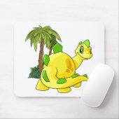 Tapis De Souris Tyrannian Chomby jaune regardant fixement (Avec souris)