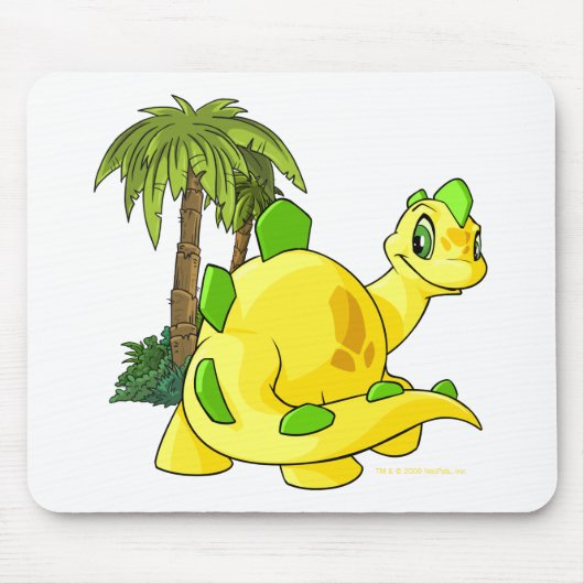 Tapis De Souris Tyrannian Chomby jaune regardant fixement (Devant)