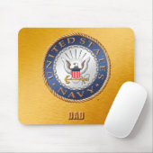 Tapis De Souris U.S. Papa Mousepad de marine (Avec souris)