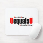 Tapis De Souris U = U - VIH indétectable - Science pas Stigmatisme (Avec souris)
