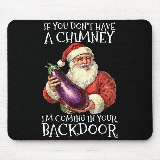 Tapis De Souris Ual Innuendo Santa Rude Christmas (Devant)