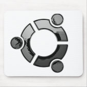 Tapis De Souris Ubuntu (chrome) (Devant)
