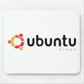 Tapis De Souris Ubuntu Linux Open Source (Devant)