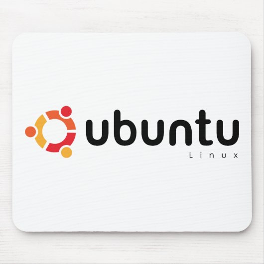 Tapis De Souris Ubuntu Linux Open Source (Devant)