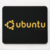 Tapis De Souris Ubuntu Linux Open Source (Devant)