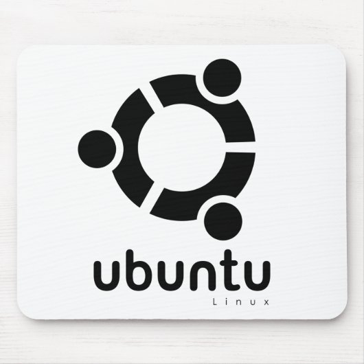 Tapis De Souris Ubuntu Linux Open Source (Devant)