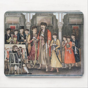 Tapis De Souris Ud-daula de Shuja, Nawab d'Oudh et ses Dix