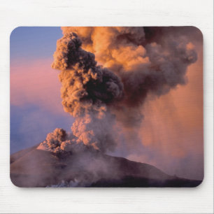 Tapis De Souris UE, Italie, Sicile, Mt. Etna évent sommet