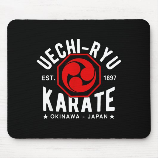 Tapis De Souris Uechi Ryu Karate Do Martial Arts Japan Tokyo  (Devant)