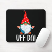 Tapis De Souris Uff Da Swediomte Gnome Christmas (Avec souris)