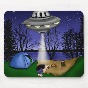 Tapis De Souris UFO Extraterrestrial Abduction Alien