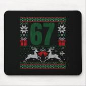 Tapis De Souris Ugly Christmas Sweater 67 Design (Devant)
