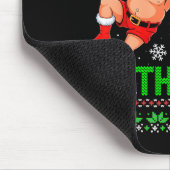 Tapis De Souris Ugly Christmas Sweater Working It At The Le Funny (Coin)