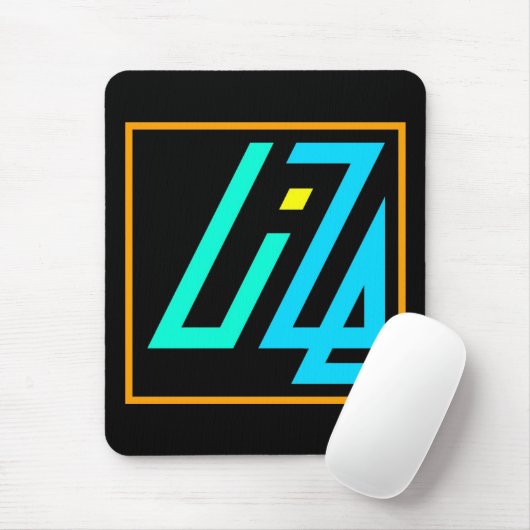 Tapis De Souris UIZE Mousepad (noir, verticaux) (Avec souris)