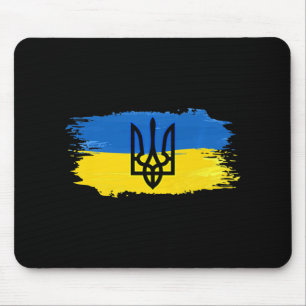 Tapis De Souris Ukraine Drapeau soutien Aimer Ukraine Fierté