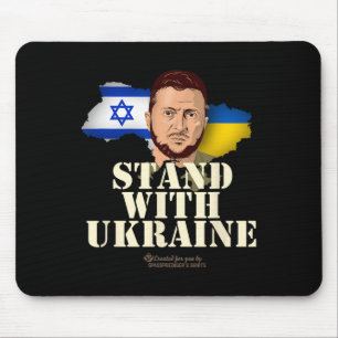 Tapis De Souris Ukraine Israël Volodymyr Zelenskyy Soutenez L'Ukra