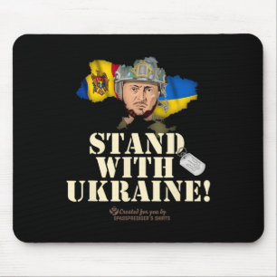 Tapis De Souris Ukraine Moldavie Drapeaux Zelensky Porte-clés Stan