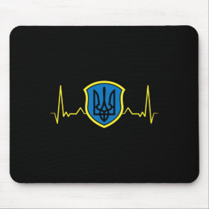 Tapis De Souris Ukraine Ukrainiens Ukrainien Kiev Trysub Drapeau 1