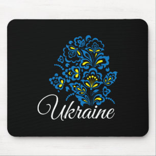 Tapis De Souris Ukraine Ukrainiens Ukrainien Kiev Trysub Drapeau 1