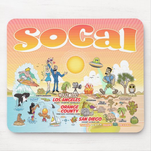 Tapis de souris Ultimate SoCal (Devant)