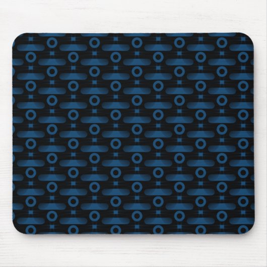 Tapis De Souris Ultramoderne Abstrait Mousepad, Royal Blue (Devant)