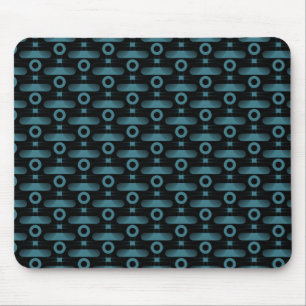 Tapis De Souris Ultramoderne Abstrait Mousepad, Turquoise