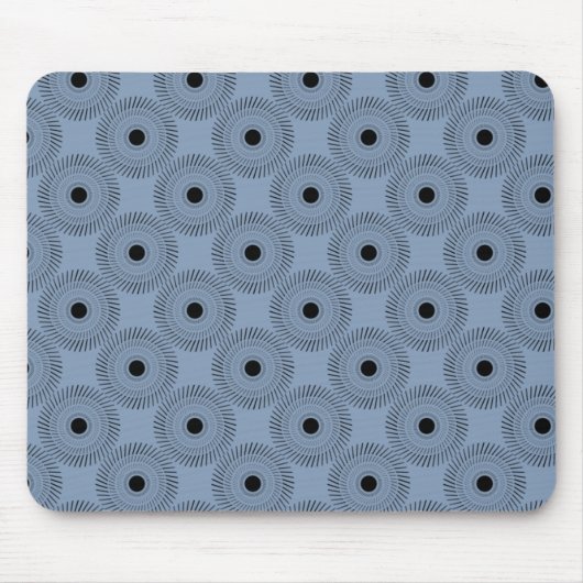 Tapis De Souris Ultramoderne charme Mousepad, bleu clair (Devant)
