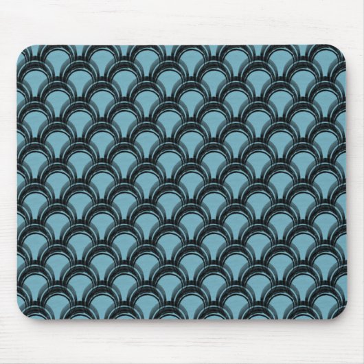 Tapis De Souris Ultramoderne Glamor Mousepad, Bleu clair (Devant)