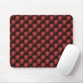 Tapis De Souris Ultramoderne Glamor Mousepad, Rouge foncé (Avec souris)