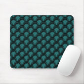 Tapis De Souris Ultramoderne Glamor Mousepad, Turquoise (Avec souris)