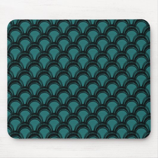 Tapis De Souris Ultramoderne Glamor Mousepad, Turquoise (Devant)