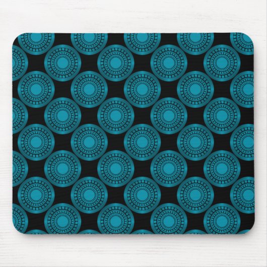 Tapis De Souris Ultramoderne Perfection Mousepad, Turquoise (Devant)