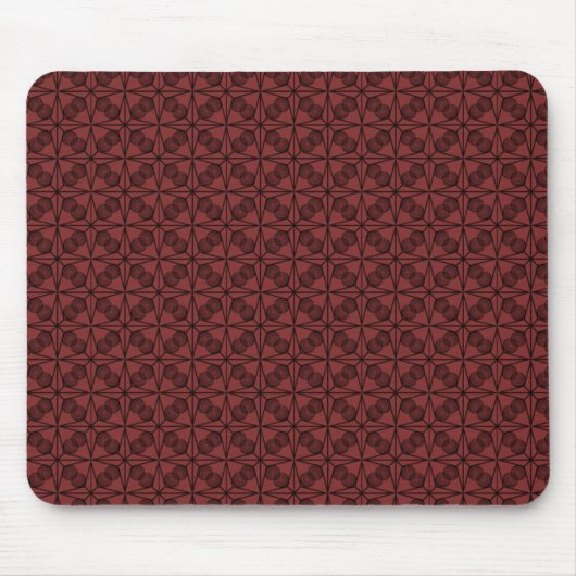 Tapis De Souris Ultramoderne Retro Mousepad, Rouge brique (Devant)