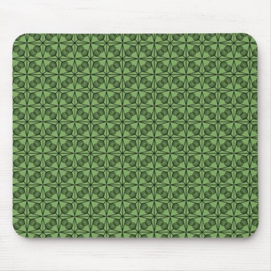 Tapis De Souris Ultramoderne Retro Mousepad, Vert clair (Devant)