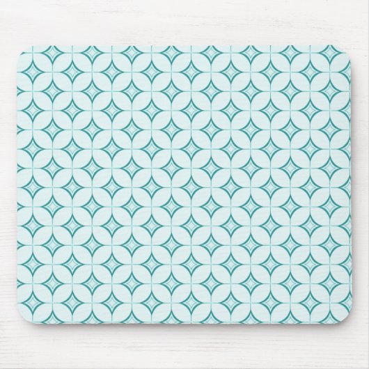Tapis De Souris Ultramoderne Sophistication Mousepad, Turquoise (Devant)