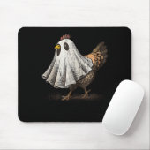 Tapis De Souris Ultrygeist Chicken, Chicken Ghost, Funny Halloween (Avec souris)