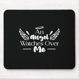Tapis De Souris Un Ange Montre Sur Moi Papa Maman Femmes Hommes En