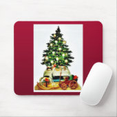 Tapis De Souris Un arbre de Noël décoré (Avec souris)