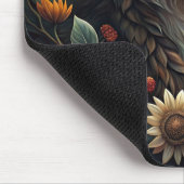 Tapis De Souris Un Beau Loup De Forêt (Coin)