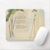 Tapis De Souris Un berger lisant l'épitaphe, de l'élégie écrite (Avec souris)