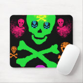 Tapis De Souris Un bon nombre de crânes (Avec souris)