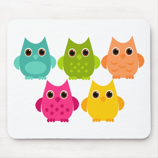 Tapis De Souris Un brin de chouettes (Devant)