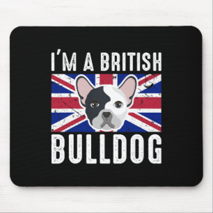 Tapis De Souris Un Bulldog britannique Angleterre Union Jack