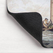 Tapis De Souris Un canoë de navigation d'Otaheite (Coin)
