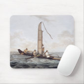 Tapis De Souris Un canoë de navigation d'Otaheite (Avec souris)